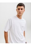 JACK & JONES BLAOWEN SS BRANDING TEE BRIGHT WHITE 12292397